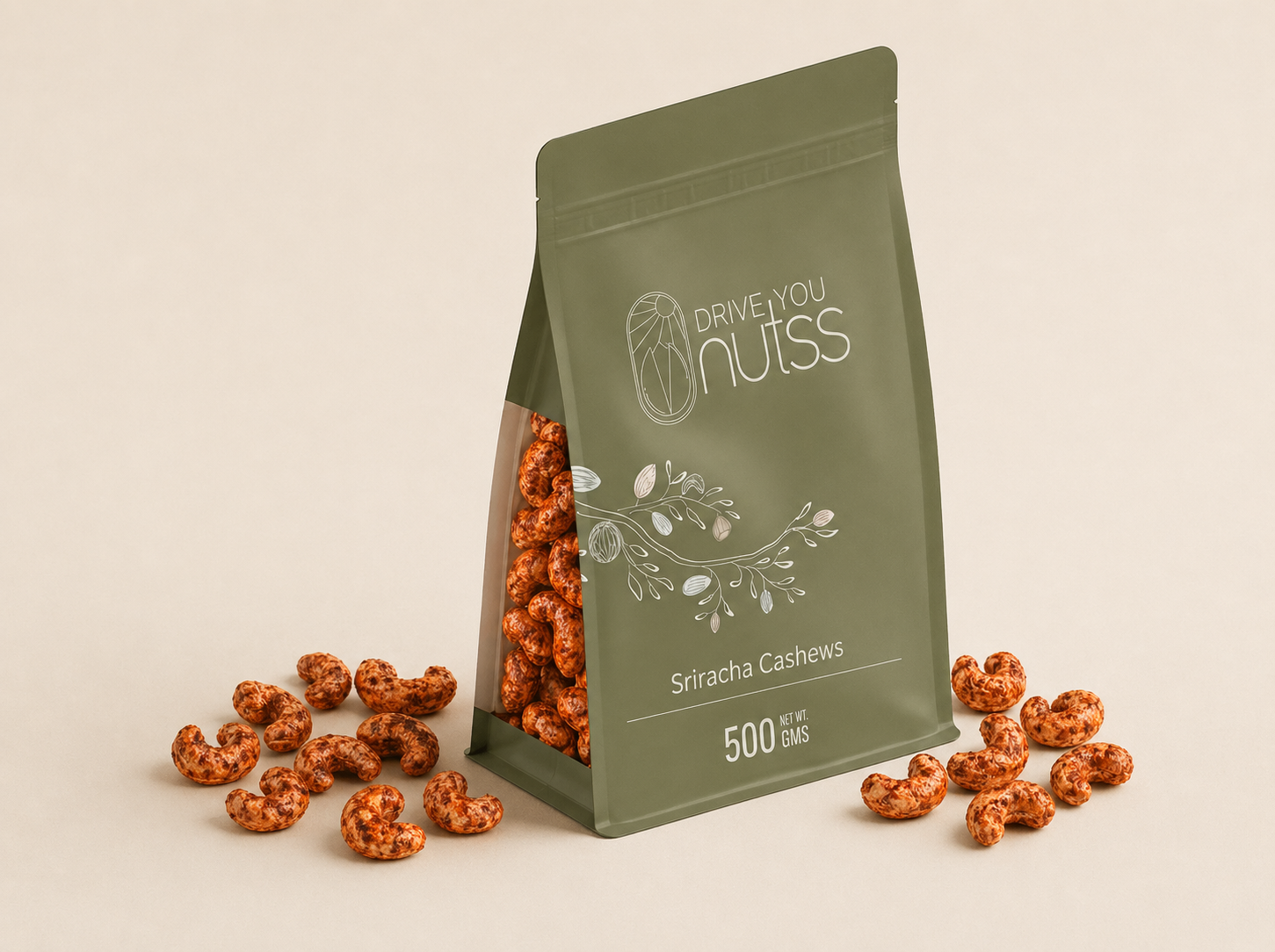 Sriracha Cashews