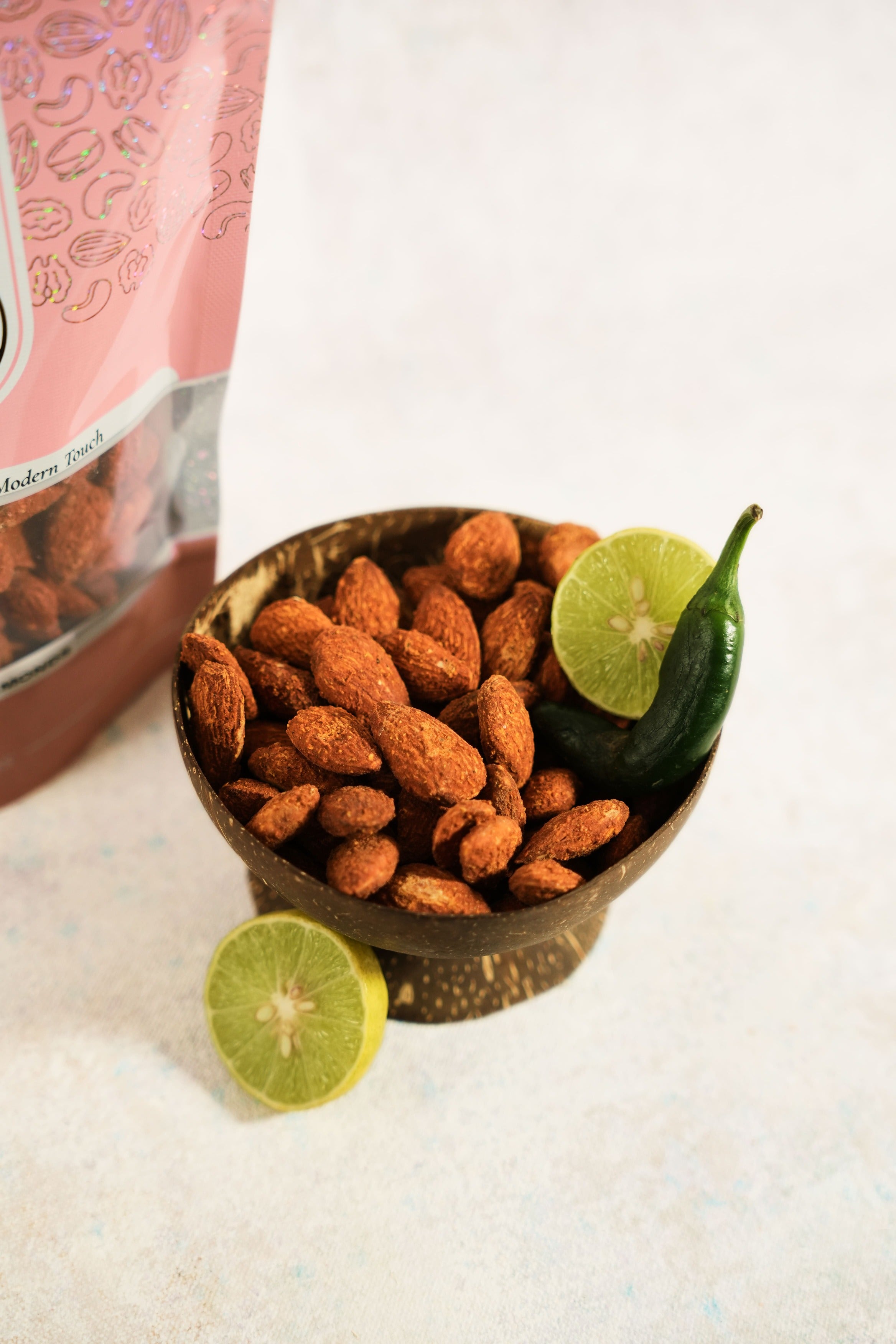 Mexican Salsa Almonds