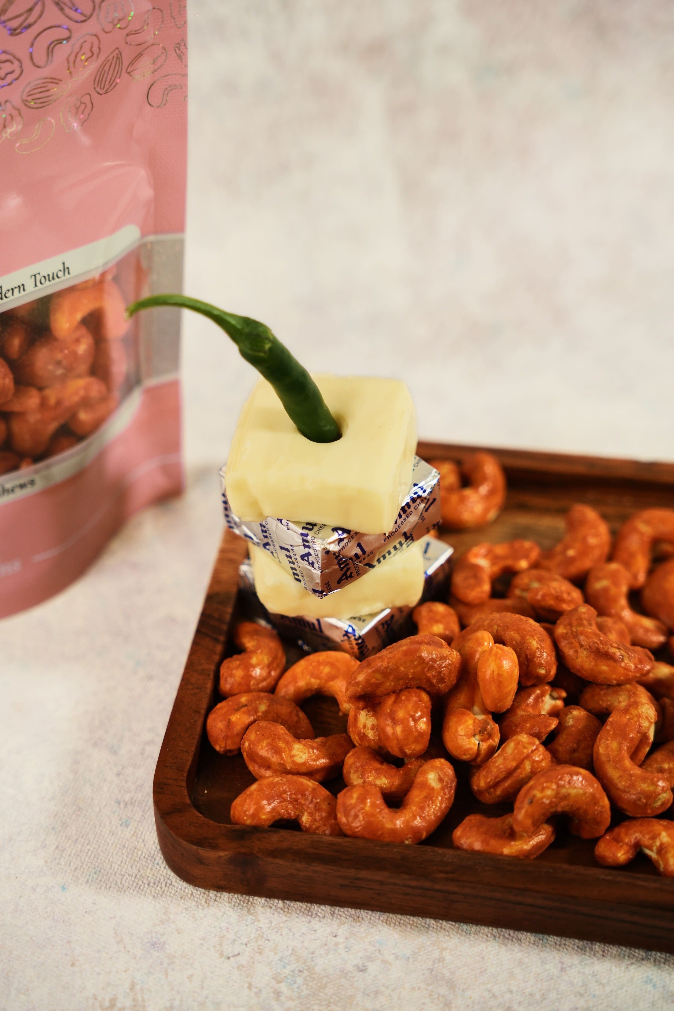 Cheese Chilli Cashews