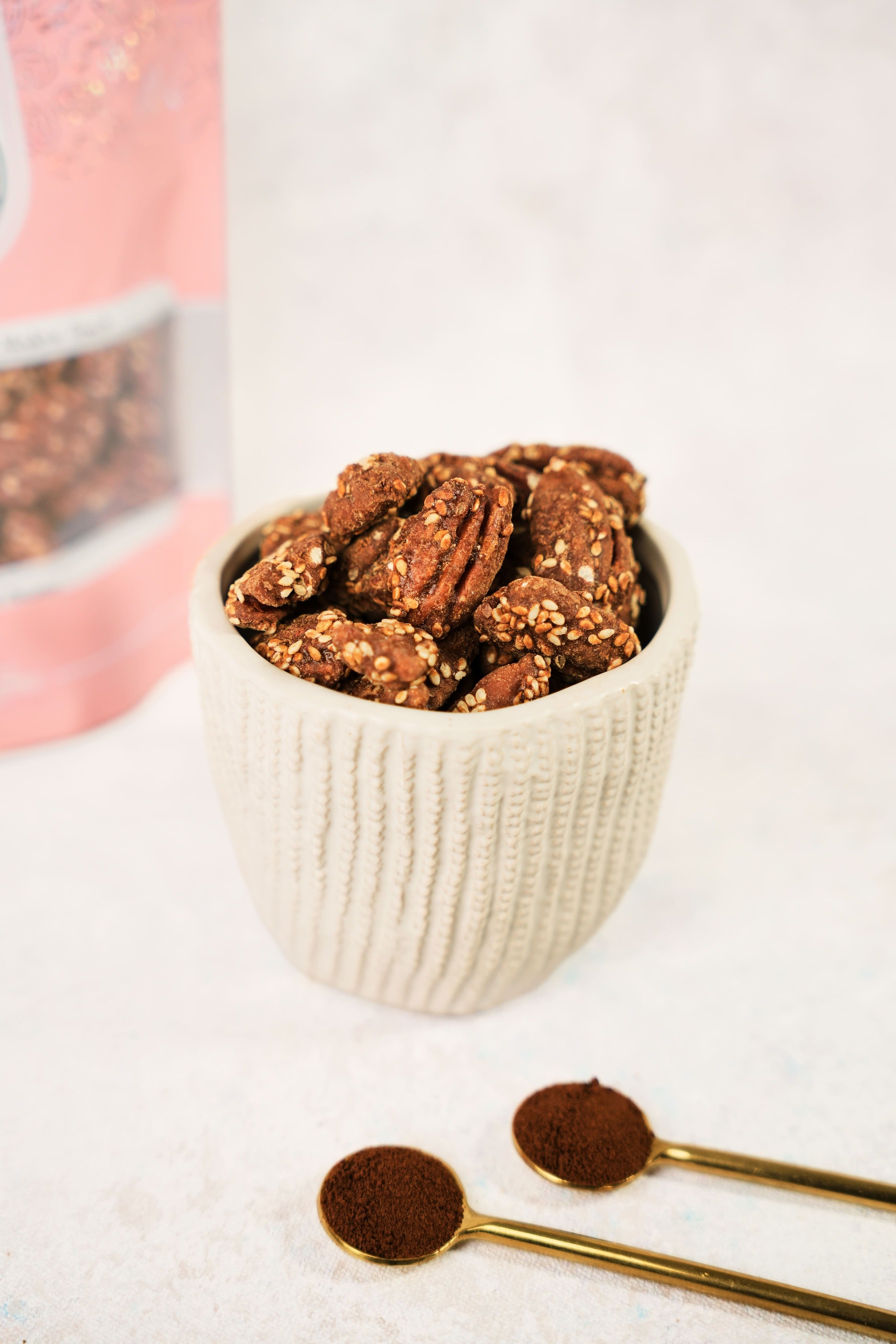 Coffee Caramel Pecans