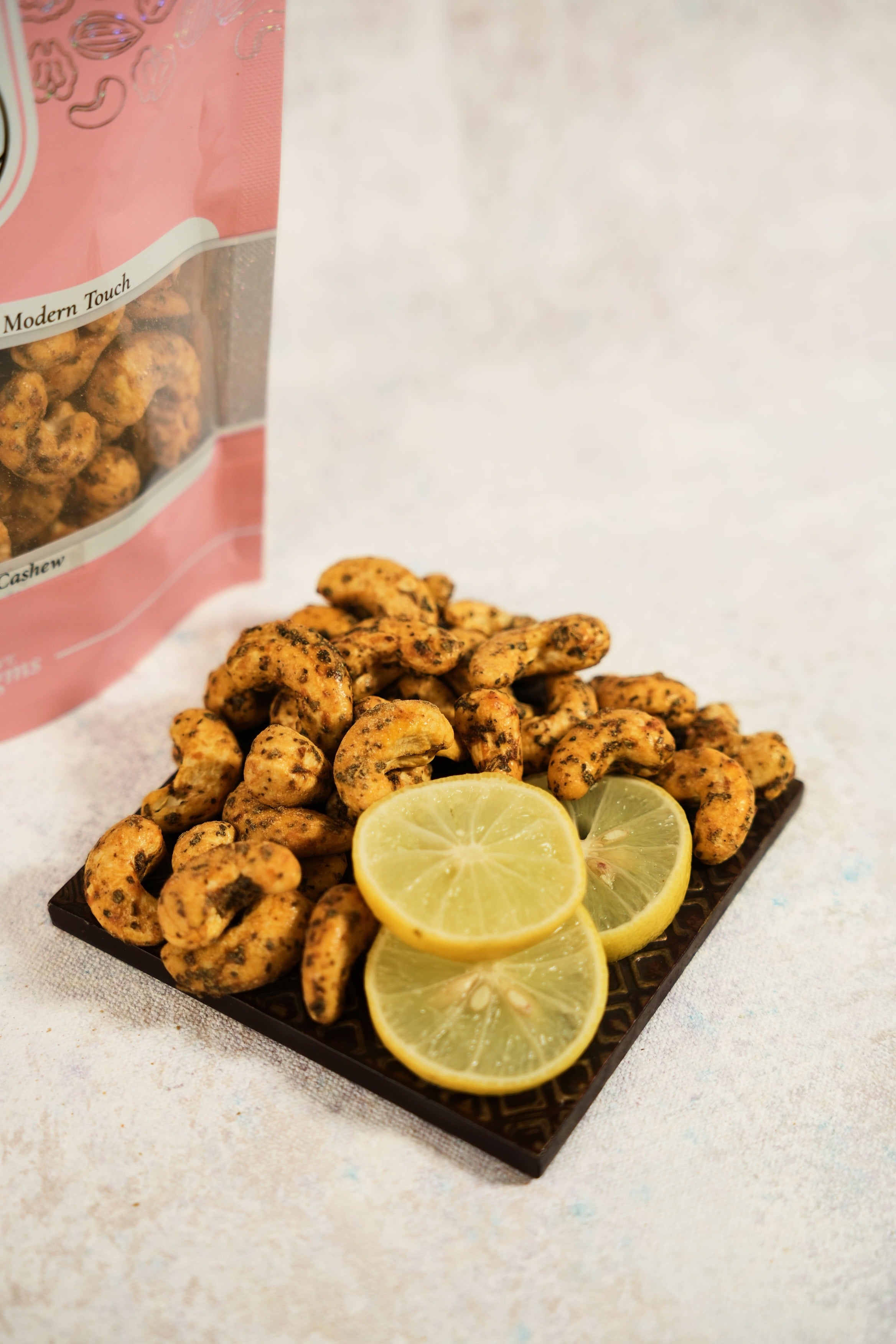 Lime and Basil Cashews